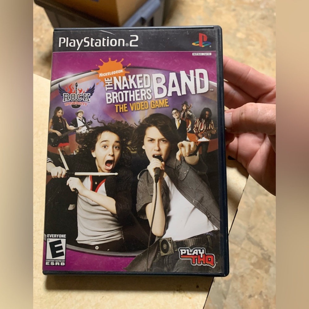 The Naked Brothers Band The Video Game (Sony PlayStation 2, 2008) PS2 Tested